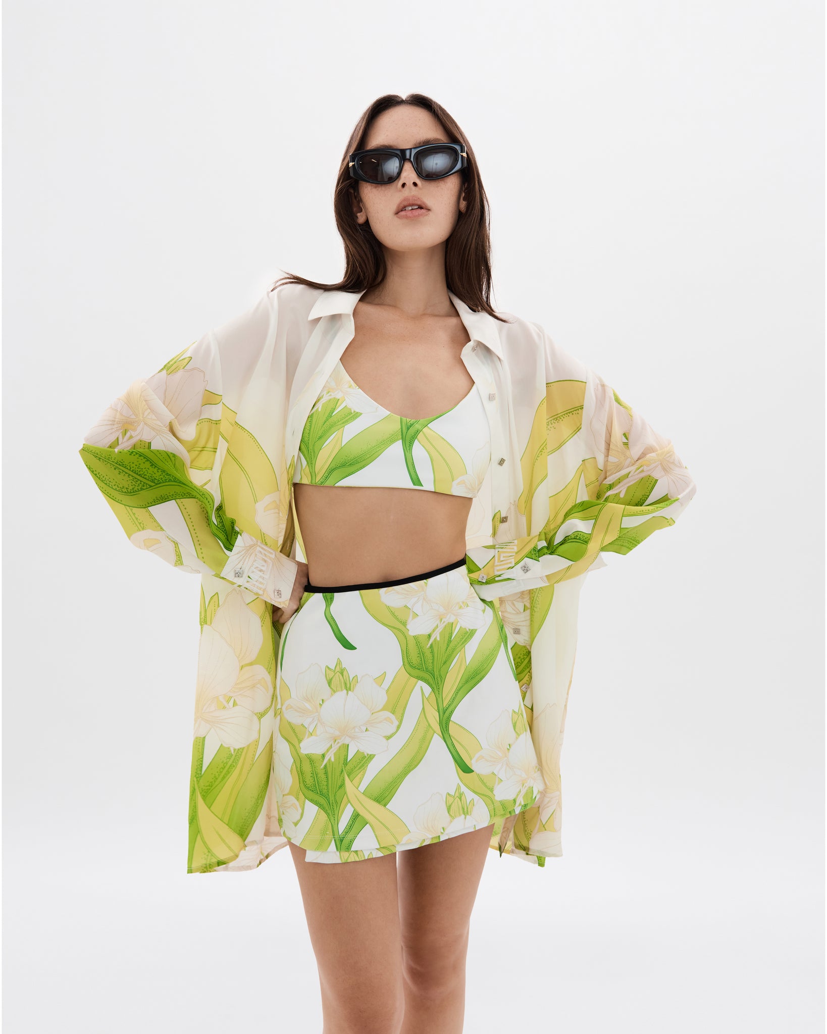 Ginger Lilly Oversized Long Sleeve Shirt