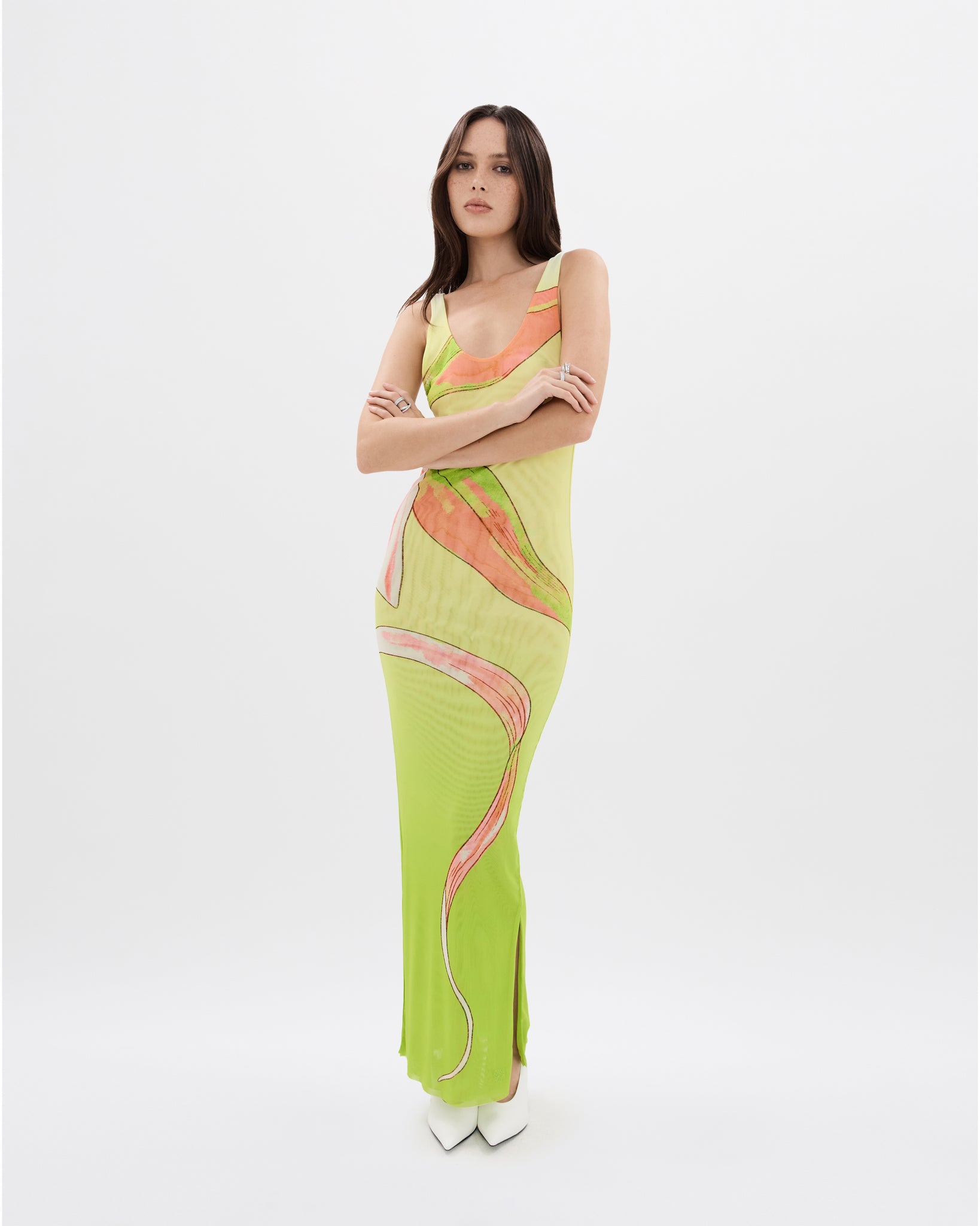 Havana Rise Mesh Maxi Dress