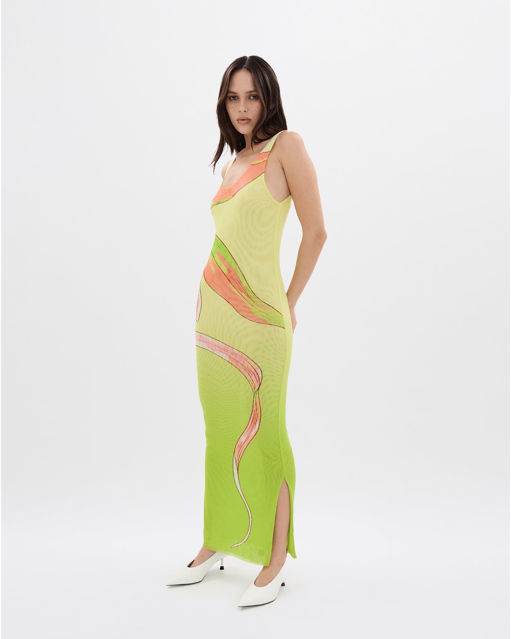 Havana Rise Mesh Maxi Dress